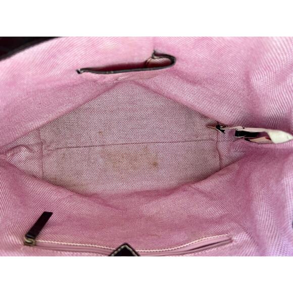 Dooney & Bourke Croc Embossed Shoulder Bag - Dark Brown - Picture 10 of 13